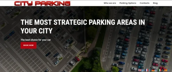 MyCityParking website for reservation-based parking