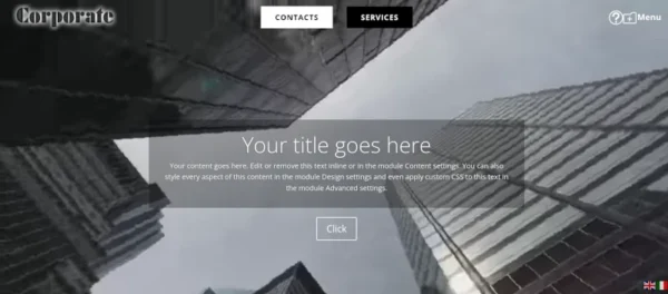 Corporate portfolio website for companies