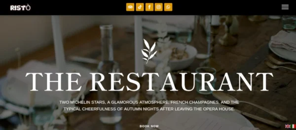 Ristò Site for restaurants with reservation system