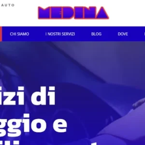 Medina: sito web per autolavaggi con sistema di prenotazione